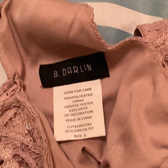 Lace dress,color mauve - Picture 5 of 5